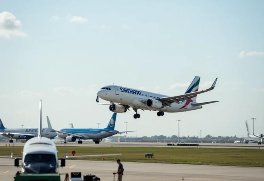 Airplane takeoff