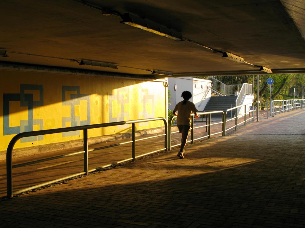 Runner silhouette